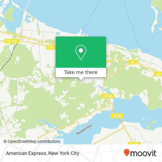 American Express map