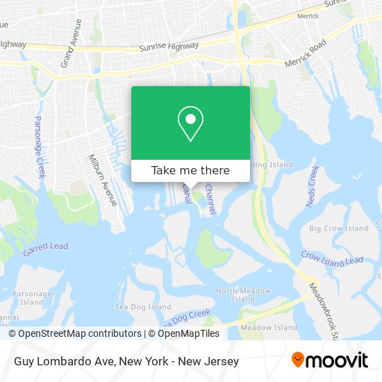 Guy Lombardo Ave map