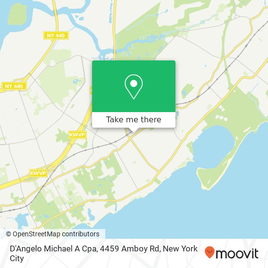 D'Angelo Michael A Cpa, 4459 Amboy Rd map