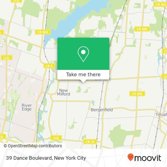 39 Dance Boulevard map