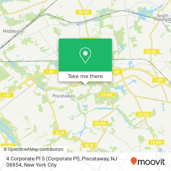 4 Corporate Pl S (Corporate Pl), Piscataway, NJ 08854 map