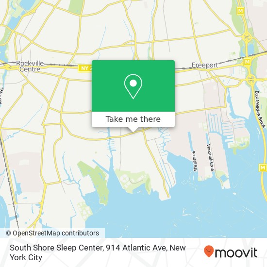 Mapa de South Shore Sleep Center, 914 Atlantic Ave