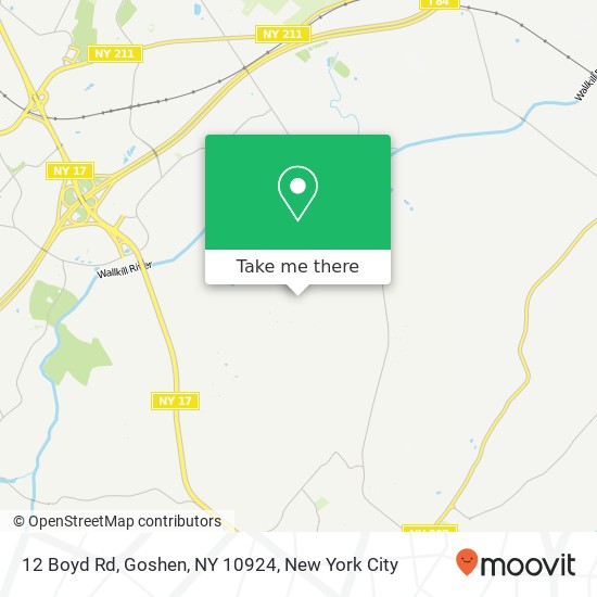 12 Boyd Rd, Goshen, NY 10924 map