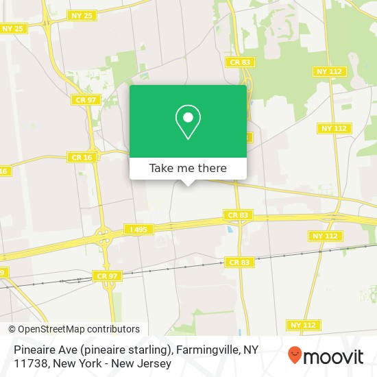 Pineaire Ave (pineaire starling), Farmingville, NY 11738 map