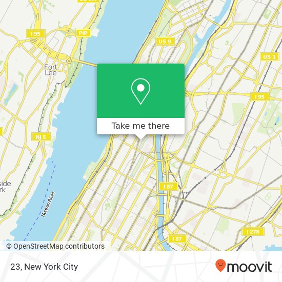 Mapa de 23, 473 W 158th St #23, New York, NY 10032, USA