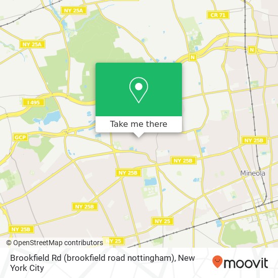 Brookfield Rd (brookfield road nottingham), New Hyde Park, NY 11040 map