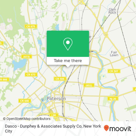 Dasco - Dunphey & Associates Supply Co map