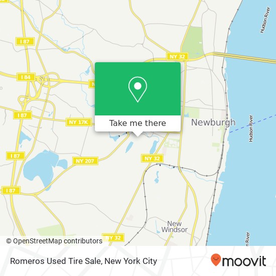 Romeros Used Tire Sale, 31 Temple Ave map