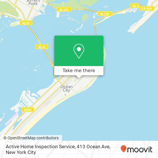 Mapa de Active Home Inspection Service, 413 Ocean Ave