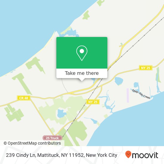 Mapa de 239 Cindy Ln, Mattituck, NY 11952