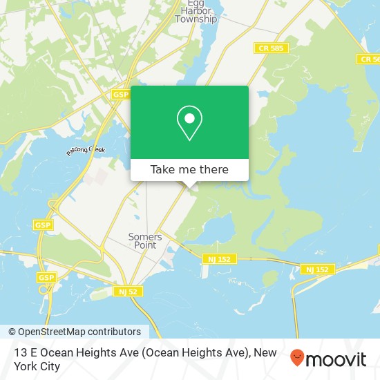 13 E Ocean Heights Ave (Ocean Heights Ave), Linwood, NJ 08221 map