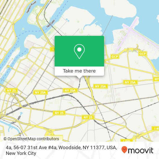 Mapa de 4a, 56-07 31st Ave #4a, Woodside, NY 11377, USA