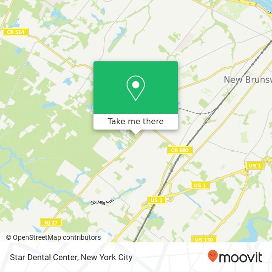 Mapa de Star Dental Center, 1323 State Route 27