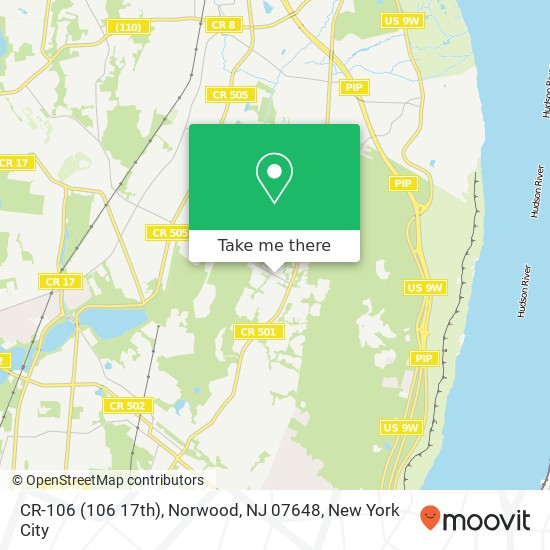 CR-106 (106 17th), Norwood, NJ 07648 map