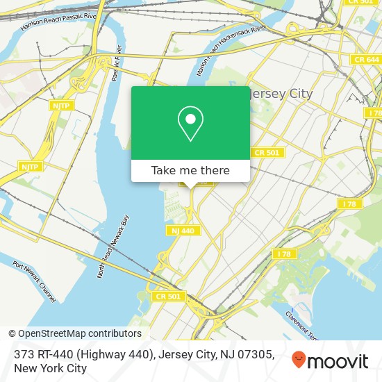 373 RT-440 (Highway 440), Jersey City, NJ 07305 map