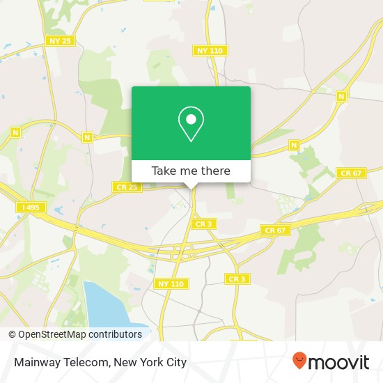 Mapa de Mainway Telecom
