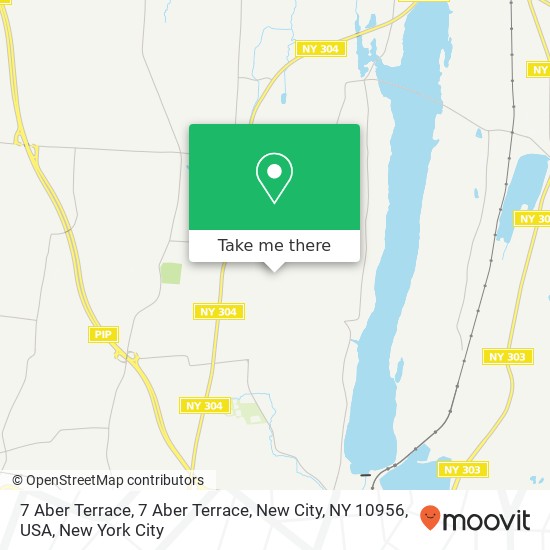 Mapa de 7 Aber Terrace, 7 Aber Terrace, New City, NY 10956, USA