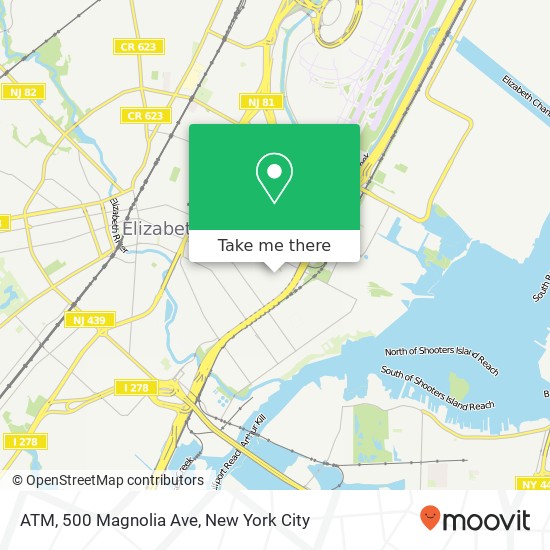 ATM, 500 Magnolia Ave map