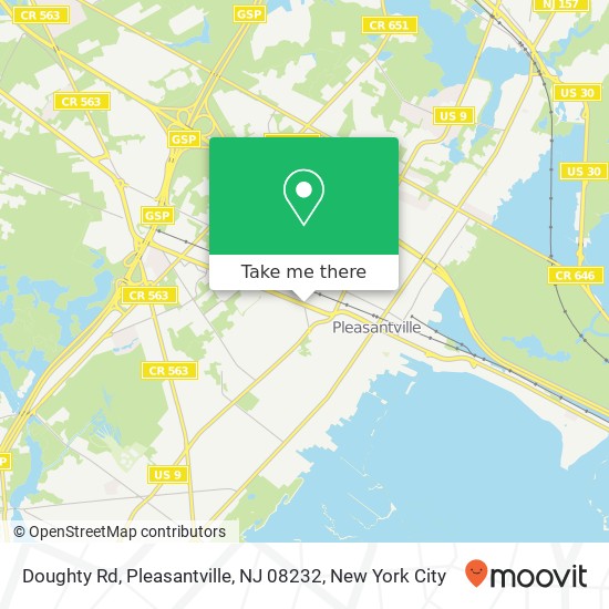 Mapa de Doughty Rd, Pleasantville, NJ 08232