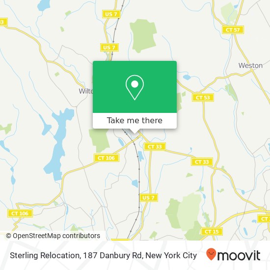 Sterling Relocation, 187 Danbury Rd map