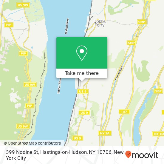 399 Nodine St, Hastings-on-Hudson, NY 10706 map