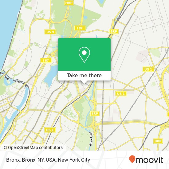 Bronx, Bronx, NY, USA map