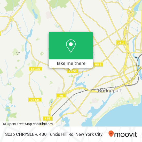 Mapa de Scap CHRYSLER, 430 Tunxis Hill Rd