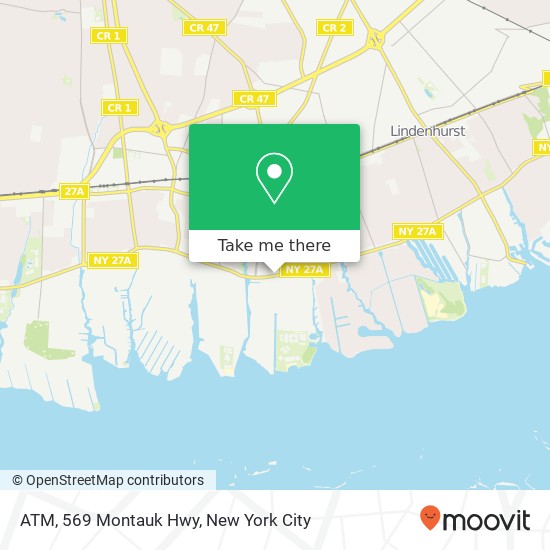 ATM, 569 Montauk Hwy map