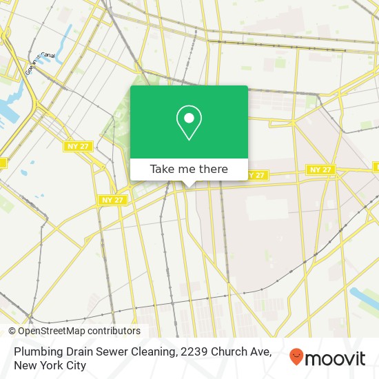 Plumbing Drain Sewer Cleaning, 2239 Church Ave map
