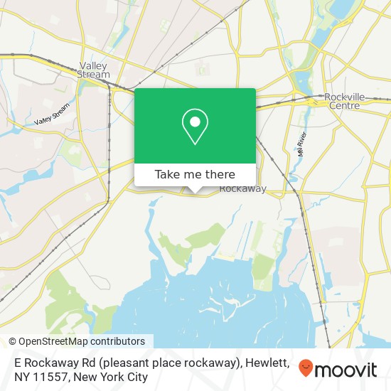 E Rockaway Rd (pleasant place rockaway), Hewlett, NY 11557 map