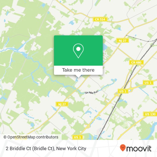 2 Briddle Ct (Bridle Ct), Somerset (Franklin Twp), NJ 08873 map