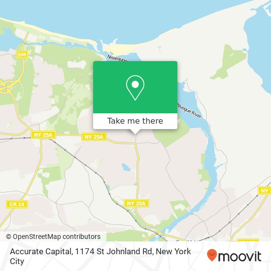 Accurate Capital, 1174 St Johnland Rd map