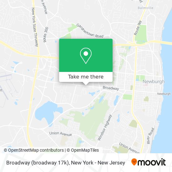 Mapa de Broadway (broadway 17k)