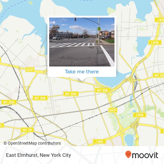 Mapa de East Elmhurst, 99-10 Astoria Blvd, E. Elmhurst, NY 1136, East Elmhurst, NY 11369, United States