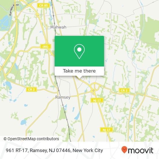 961 RT-17, Ramsey, NJ 07446 map