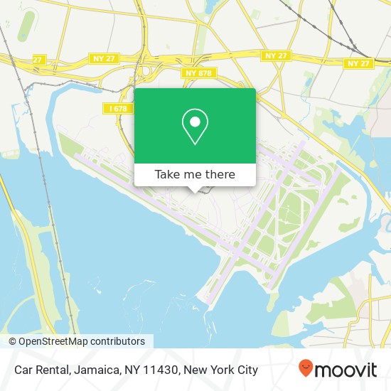 Car Rental, Jamaica, NY 11430 map