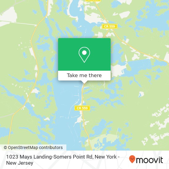 1023 Mays Landing-Somers Point Rd, Egg Harbor Twp, NJ 08234 map