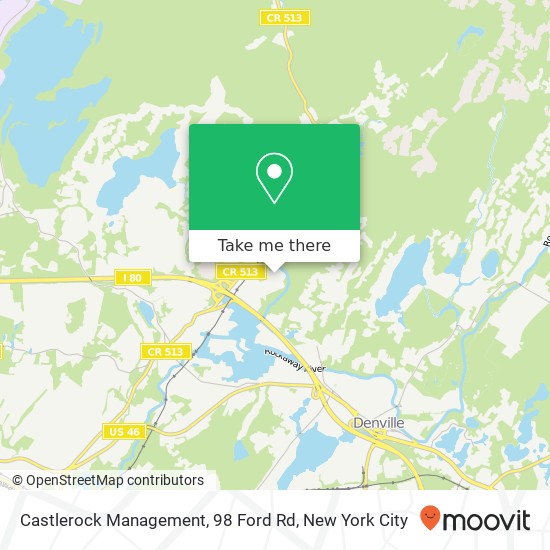 Mapa de Castlerock Management, 98 Ford Rd