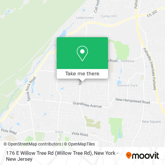 176 E Willow Tree Rd map