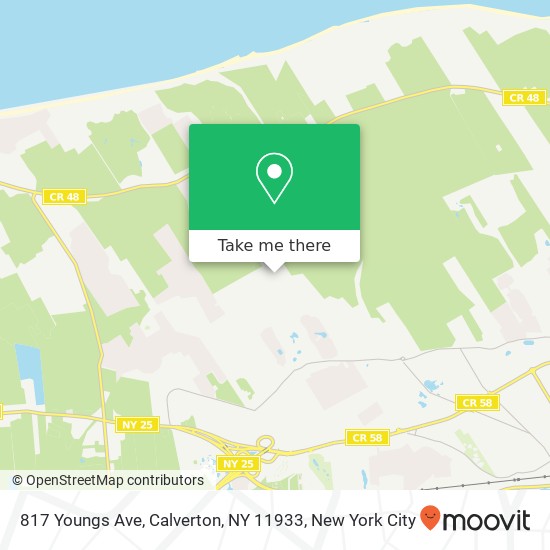 817 Youngs Ave, Calverton, NY 11933 map