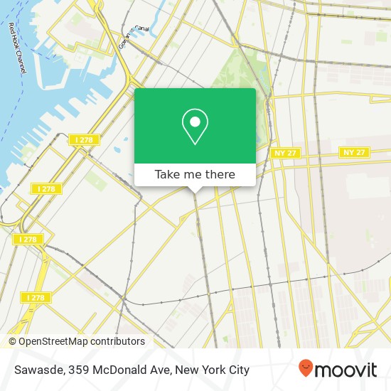 Sawasde, 359 McDonald Ave map