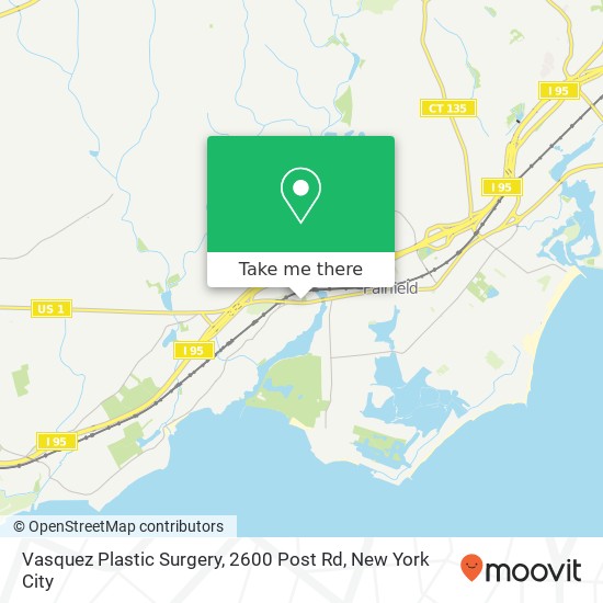 Vasquez Plastic Surgery, 2600 Post Rd map