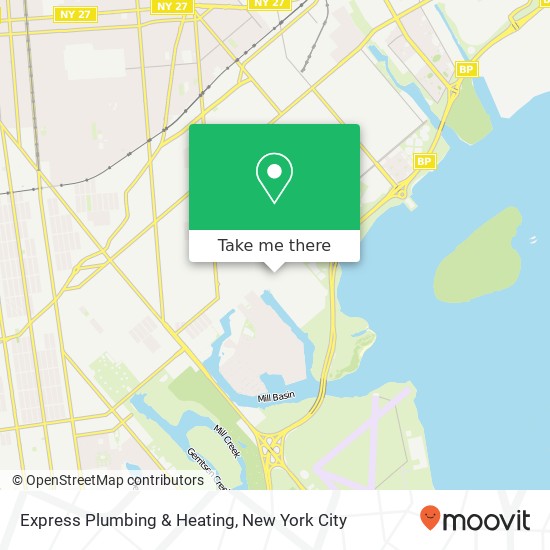 Mapa de Express Plumbing & Heating