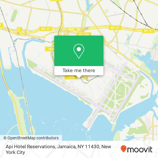 Api Hotel Reservations, Jamaica, NY 11430 map