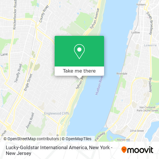 Mapa de Lucky-Goldstar International America