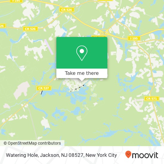 Watering Hole, Jackson, NJ 08527 map