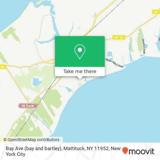 Mapa de Bay Ave (bay and bartley), Mattituck, NY 11952
