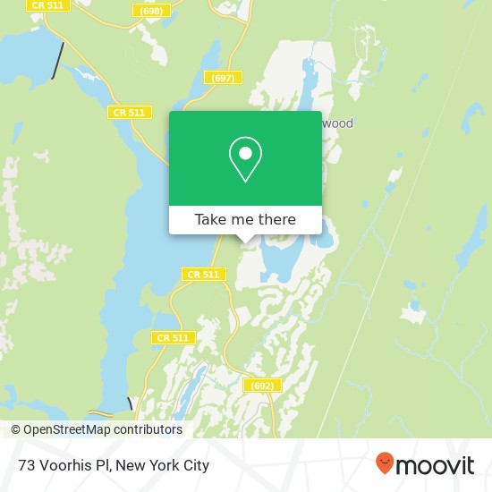 Mapa de 73 Voorhis Pl, Ringwood, NJ 07456