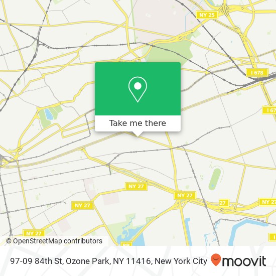 97-09 84th St, Ozone Park, NY 11416 map