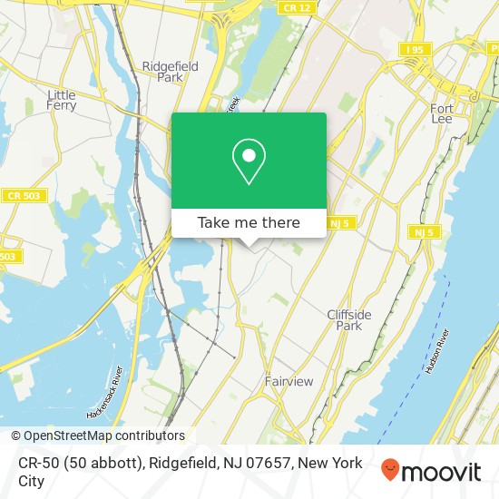 CR-50 (50 abbott), Ridgefield, NJ 07657 map